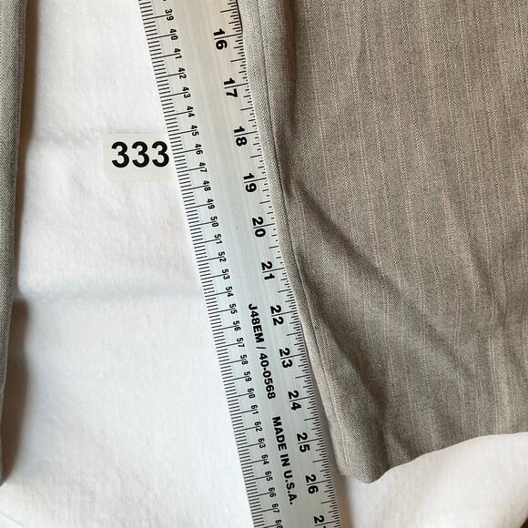 Lane Bryant Women Formal Straight Leg Pants size 18, Taupe Gray - Picture 4 of 11